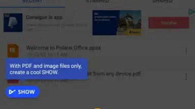 Screenshot von Polaris Office 10
