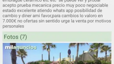 Screenshot von Milanuncios 2