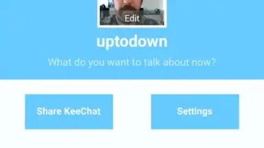 Screenshot von KeeChat 3