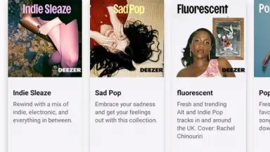 Screenshot von Deezer 7