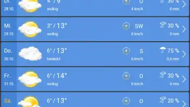 Screenshot von weather24 18
