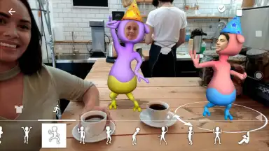 Screenshot von AR effect 4