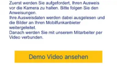 Screenshot von ALDI TALK Registration 4