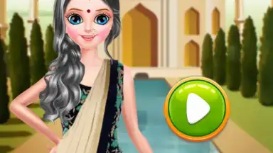 Screenshot von Indian Gopi Doll Makeover- Indian Bridal Fashion 2