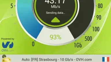 Screenshot von nPerf Speed Test 7