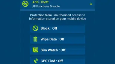 Screenshot von eScan Mobile Security 3