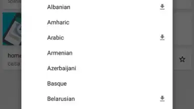 Screenshot von Google Translate 7