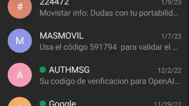 Screenshot von Chomp SMS 4
