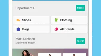Screenshot von Zappos 5