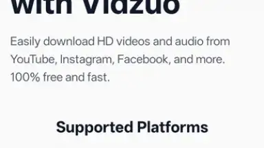 Screenshot von Download Videos from All Social Media - Vidzuo 1