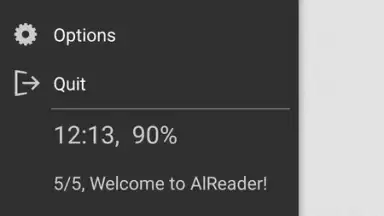 Screenshot von AlReader 2