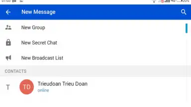 Screenshot von NEW MESSENGERAPP 2