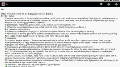Screenshot von Dict En-Ru 1