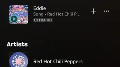 Screenshot von Amazon Music 9