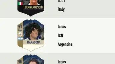 Screenshot von FUT 18 DRAFT 10