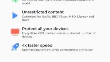 Screenshot von Atlas VPN 6