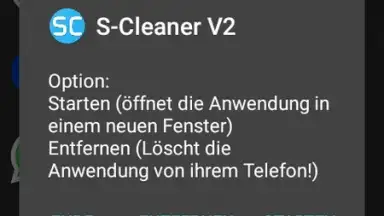 Screenshot von S-Cleaner 1