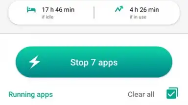 Screenshot von Kaspersky Battery Life 1