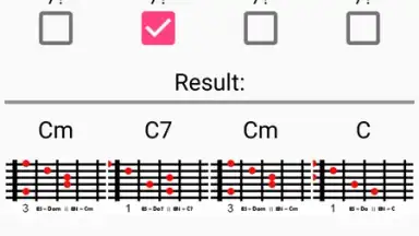 Screenshot von Chords Transposer Free 2