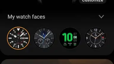 Screenshot von Galaxy Wearable (Samsung Gear) 4