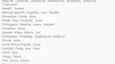 Screenshot von Vocalizer TTS Voice 10