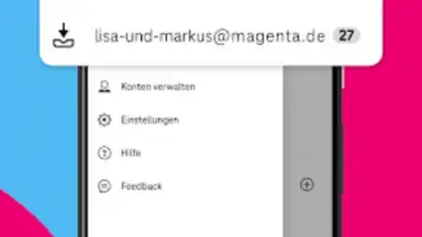 Screenshot von Telekom Mail 5