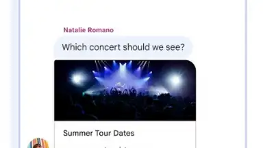 Screenshot von Google Messages 7