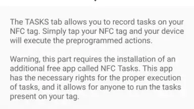 Screenshot von NFC Tools 9