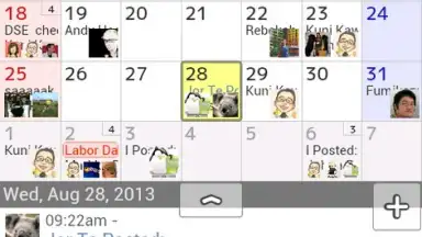 Screenshot von Jorte Sync 2