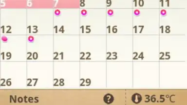 Screenshot von Period Calendar 3