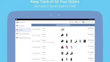 Screenshot von Zappos 10