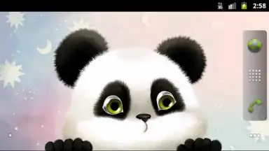 Screenshot von Panda Chub Live Wallpaper Free 1