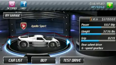 Screenshot von Drag Racing 4