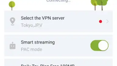 Screenshot von SGreen VPN 4
