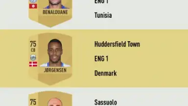 Screenshot von FUT 18 DRAFT 1