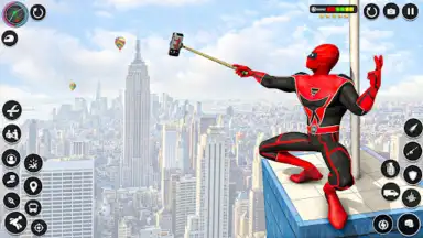 Screenshot von Spider Rope Hero - Crime Game 1