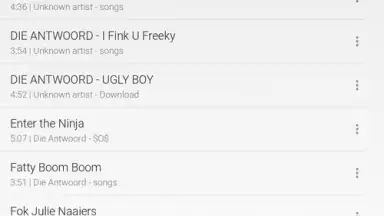 Screenshot von Shuttle Music Player 2