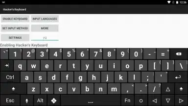 Screenshot von Hacker's Keyboard 4