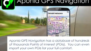 Screenshot von Aponia GPS Navigation 8