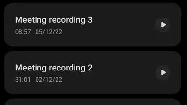 Screenshot von ColorOS Recorder 1