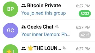 Screenshot von Via Messenger - Unofficial Telegram App 9