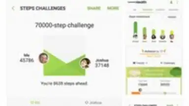 Screenshot von Samsung Health 3