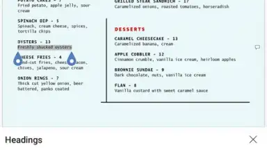 Screenshot von Microsoft Word 21