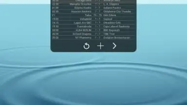 Screenshot von Basketball Livescore Widget 4