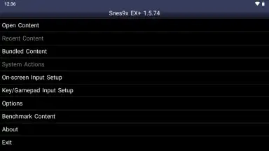 Screenshot von Snes9x EX+ 4