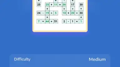 Screenshot von Cross Math 2