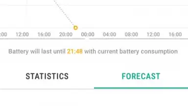 Screenshot von Kaspersky Battery Life 3