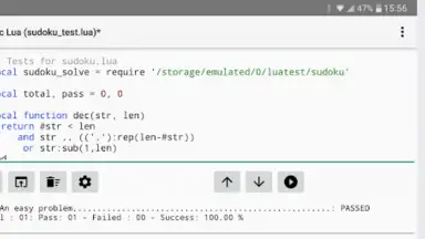 Screenshot von Exec Lua 1