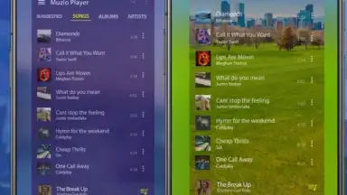 Screenshot von Muzio Music Player 2