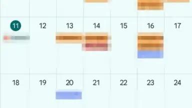 Screenshot von Google Calendar 3